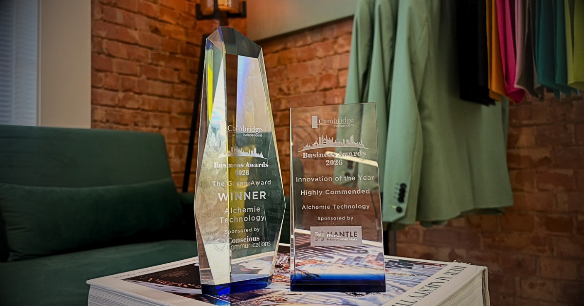 Alchemie Technology Takes Home Double Win at 2026 Cambridge Business Awards2